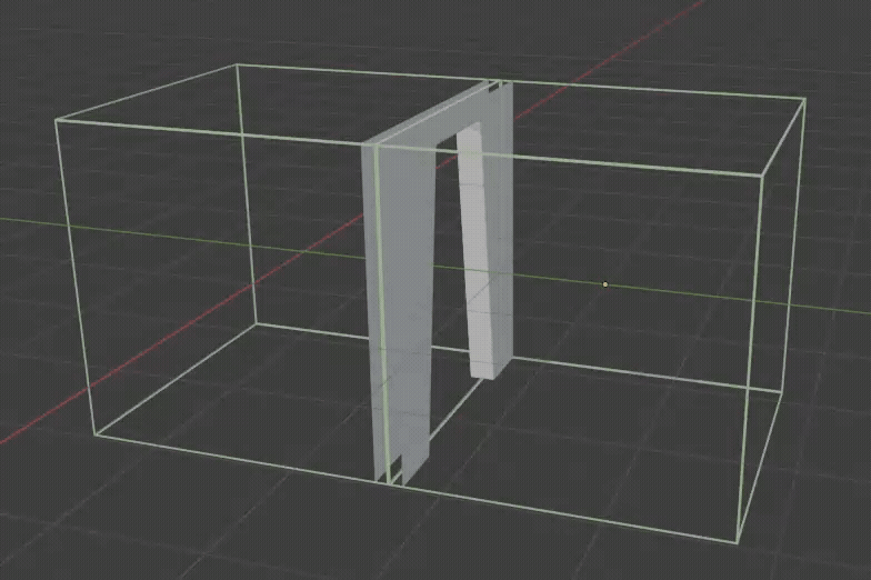 door snapping animation