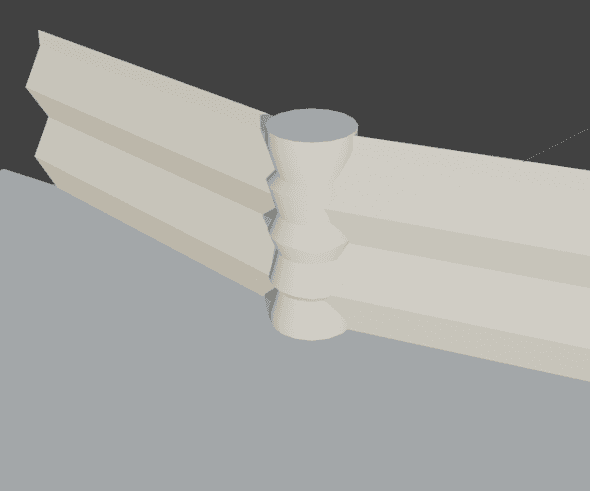 pivot and flange